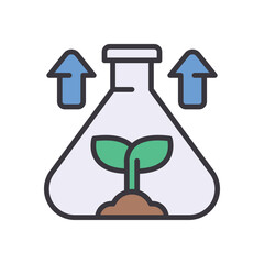 experiment filled color icon. vector icon for your website, mobile, presentation, and logo design.