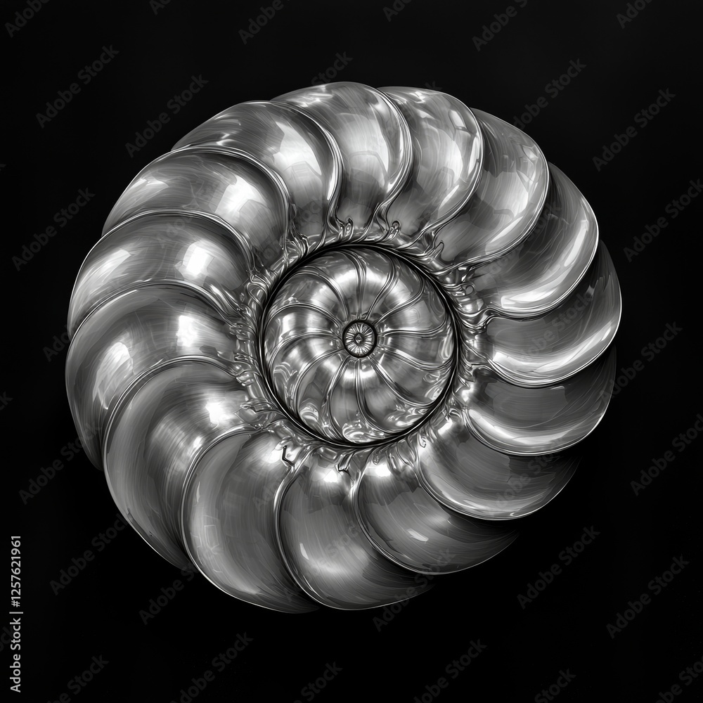 Poster abstract figure in 3d render. structure featuring repeated elements with a rough finish