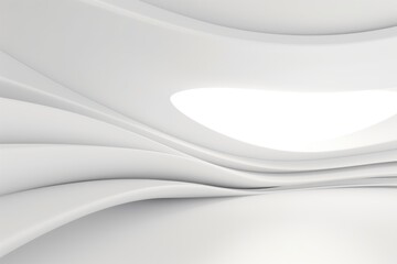 Obraz premium White Layered Futuristic Wave Background