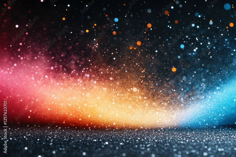 Canvas Prints bubbles on a black background