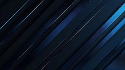 Obraz premium Abstract dark linear pattern wallpaper with copy space in the center. Perfect for design templates, banners, and modern digital backgrounds.