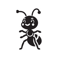 The Cute Ant Silhouette