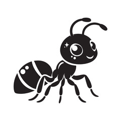 The Cute Ant Silhouette