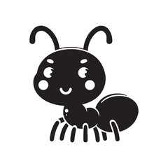 The Cute Ant Silhouette