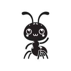 The Cute Ant Silhouette