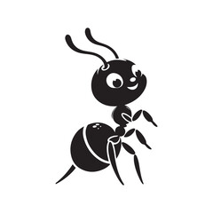 The Cute Ant Silhouette