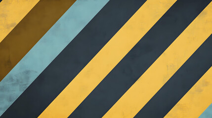Fototapeta premium Abstract Diagonal Stripes Background Texture with Yellow Gold Blue and Dark Gray Colors