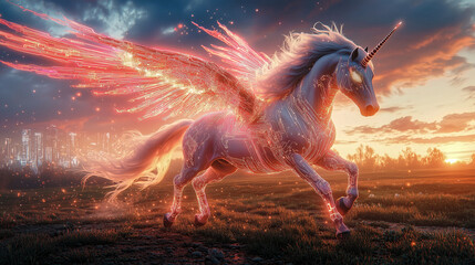 Obraz premium Spectral Pegasus Circuit