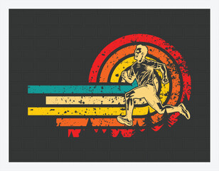 running T shirt design, Adventure T Shirt, Outdoor, Mountain, T Shirt Design illustration