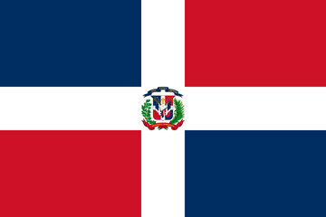 Dominican Republic Flag PNG - High Resolution Transparent Background