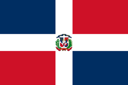 Dominican Republic Flag PNG - High Resolution Transparent Background