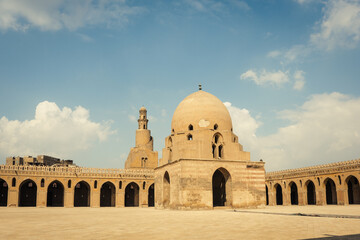 Mosque of Ibn Tulun in the Cairo, Egypt	