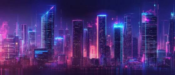 Futuristic AIpowered smart city, deep neural network algorithms optimizing urban infrastructure