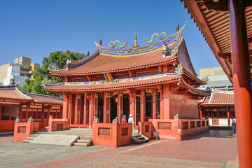 Obraz premium Confucius Temple Quan Tai Shou Xue, Nanmen Road, Tainan, Taiwan