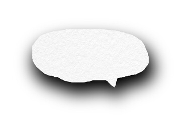 Separate speech bubbles on transparent background