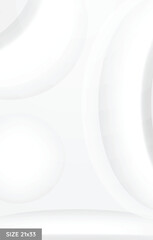 abstract white background with circular shapes