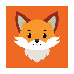 Obraz premium Cute Funny Fox Wearing Headband in Closeup Shot 