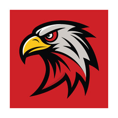 Fototapeta premium eagle head vector illustration