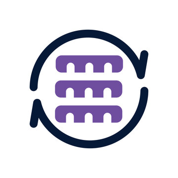 return dual tone icon. vector icon for your website, mobile, presentation, and logo design.