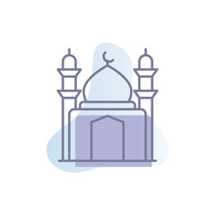 Mosque vector icon 