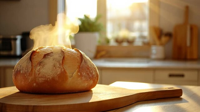 Freshly baked bread, pastries	