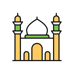 mosque vector icon
