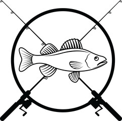 fishing logos © Christopher Abrams