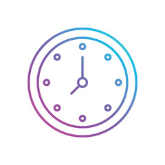 Wall Clock vector icon