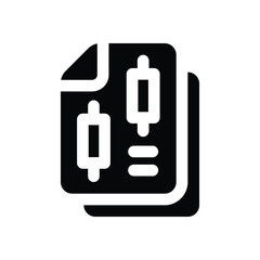 report solid icon. vector icon for your website, mobile, presentation, and logo design.