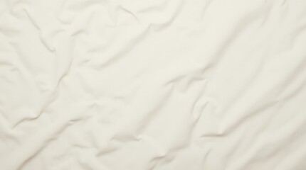 Obraz premium Light Beige Textured Fabric With Gentle Creases Viewed From Above in a Bright Environment