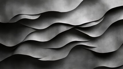 Obraz premium Abstract Gray Waves Texture