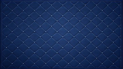 Fototapeta premium Solid deep blue textured background, uniform deep navy blue, subtle diamond pattern, photorealistic, detailed texture, simple, minimalist, flat color, 