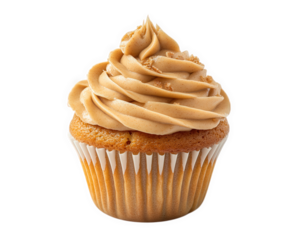 Delicious peanut butter cupcake topped with creamy frosting and crumbs, perfect for dessert lovers. Indulge in this sweet treat that brings joy to any occasion