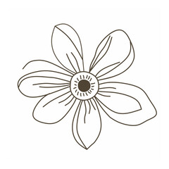 abstract flower vector illustration