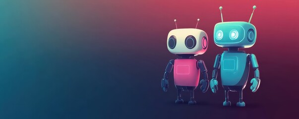 AIpowered industrial robots working with machine learning automation