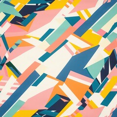 Obraz premium Seamless pattern abstract illustration horizontal modern template art geometric stripes line creativity liquid textured