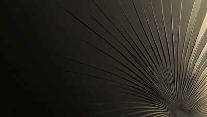 Abstract Dark Brown and Beige Radial Lines Background Design Image