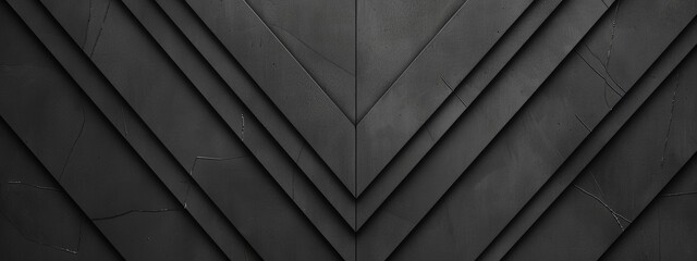 Modern black background with minimalist pattern for design, featuring white space in the center for text. Ideal for contemporary banners and abstract wallpapers.