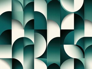 Geometric gradient pattern design for modern decor and art projects