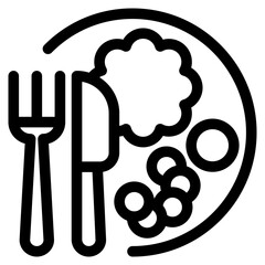 meal single icon