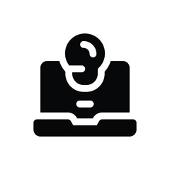 idea solid icon. vector icon for your website, mobile, presentation, and logo design.