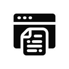 sale report solid icon. vector icon for your website, mobile, presentation, and logo design.