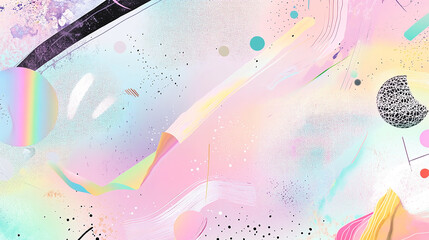 A colorful abstract painting with a lot of different shapes and lines. The painting is full of bright colors and has a lot of texture. It seems to be a representation of the chaos