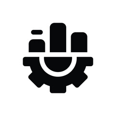 data management solid icon. vector icon for your website, mobile, presentation, and logo design.