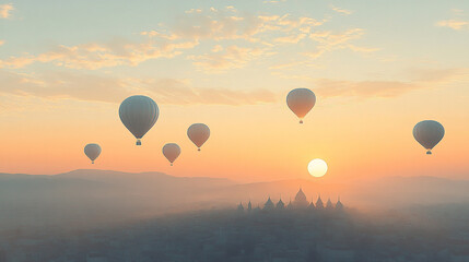 Fototapeta premium Hot Air Balloon