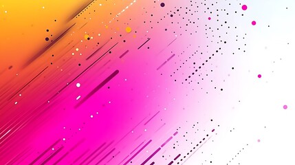 Abstract Gradient Background With Lines And Dots