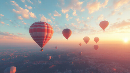 Obraz premium Hot Air Balloon