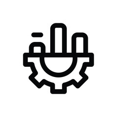 data management line icon. vector icon for your website, mobile, presentation, and logo design.