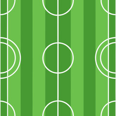 Seamless textured soccer field pattern in green tones