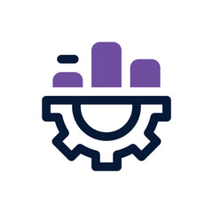 data management dual tone icon. vector icon for your website, mobile, presentation, and logo design.